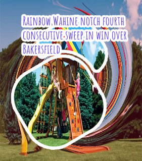 Rainbow playground equipment